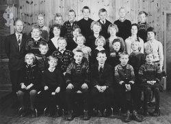 Brunkeberg skule 1962 63 - #KvH 090 b