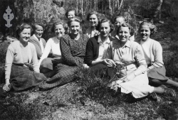 Saumeskulen i Brunkeberg 1954 - #KvH 091 b 