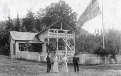 Familien på Flatland i Kviteseid tidleg 1900-tal - #KvH 05-043 b 