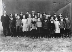 Haukom skule 1922 - #KvH 007 b 