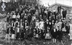 17 mai 1934 på Moen skule - #KvH 08-001 b 