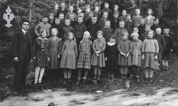 Brunkeberg skule 1932 33 - #KvH 049 b