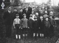 Brunkeberg skule 1934 - #KvH 050 b 