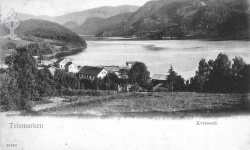  Postk Kviteseidbyen 08081906 - KvH 02-004 b