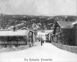  Postk Kviteseidbyen 1910 - KvH 02-010 b